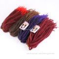 Wholesale 7 Colors Optional 100% Two Tone Afro Curly extensions crochet marley hair braid